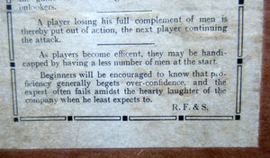 1914 WWI War Game Antique The Silver Bullet or The Road to Berlin