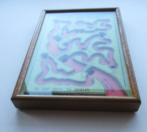 1914 WWI War Game Antique The Silver Bullet or The Road to Berlin