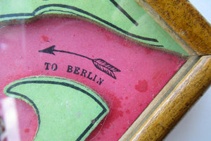1914 WWI War Game Antique The Silver Bullet or The Road to Berlin
