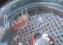 Load image into Gallery viewer, Alastair MacIntosh Caithness Paperweight Silver Rain Vintage 1992
