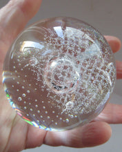 Load image into Gallery viewer, Alastair MacIntosh Caithness Paperweight Silver Rain Vintage 1992
