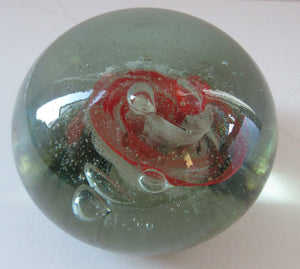 1970s Jean Vallieres Paperweight La Mailloche Beauport