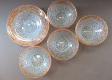 Load image into Gallery viewer, 1950s Set of Six Vasart Scottish Glass Bowls and Plates
