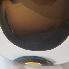 Load image into Gallery viewer, 1960s Geoffrey Baxter Cinnamon Ham Bone Whitefriars Glass Vase
