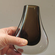 Load image into Gallery viewer, 1960s Geoffrey Baxter Cinnamon Ham Bone Whitefriars Glass Vase
