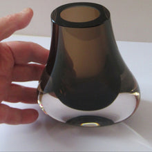 Load image into Gallery viewer, 1960s Geoffrey Baxter Cinnamon Ham Bone Whitefriars Glass Vase
