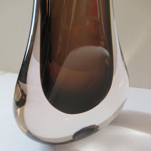 Load image into Gallery viewer, 1960s Geoffrey Baxter Cinnamon Ham Bone Whitefriars Glass Vase
