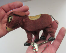 Load image into Gallery viewer, 1950s Alps Japan Clockwork Tinplate Wind Up Donkey
