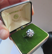 Load image into Gallery viewer, 1970s Caithness Glass and Silver millefiori paperweight ring
