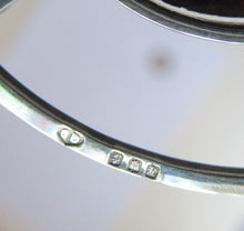 Load image into Gallery viewer, Stylish Vintage 1980s Hallmarked Silver Scottish Pendant with Amethyst Inclusion
