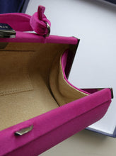 Load image into Gallery viewer, Pre-loved Philip Treacey Small Pink Handbag or Clutch Bag. Boxed with Dustbag
