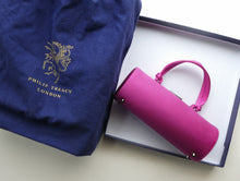 Load image into Gallery viewer, Pre-loved Philip Treacey Small Pink Handbag or Clutch Bag. Boxed with Dustbag
