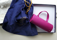 Load image into Gallery viewer, Pre-loved Philip Treacey Small Pink Handbag or Clutch Bag. Boxed with Dustbag
