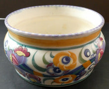 Load image into Gallery viewer, 1930s Art Deco Truda Carter Fuchsia Pattern Shallow Bowl
