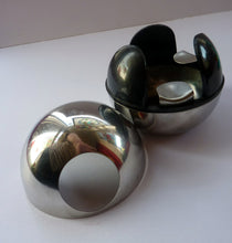 Load image into Gallery viewer, 1960s Swedish Stainless Steel Ball Ashtray. Space Age Design
