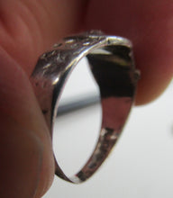 Load image into Gallery viewer, Hallmarked Scottish Silver Small Size N Buckle Ring
