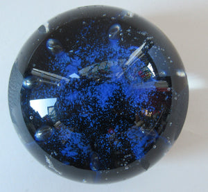 1972 Caithness Paperweight with Engraved Fish. Colin Terris Limited Edition