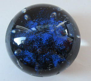 1972 Caithness Paperweight with Engraved Fish. Colin Terris Limited Edition