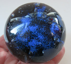 1972 Caithness Paperweight with Engraved Fish. Colin Terris Limited Edition
