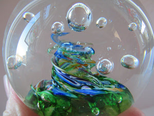1970s Paperweight Myriad Caithness Glass Oban Studio
