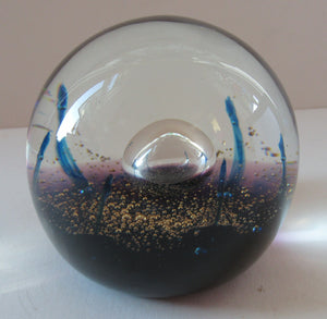 1996 Caithness Glass Paperweight Philip Chaplain Reactor 1990s