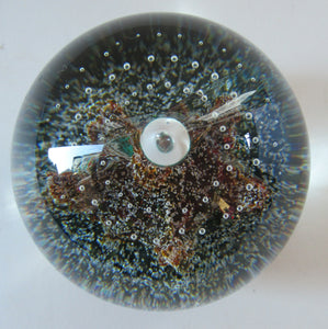 Colin Terris 1993 Caithness Paperweight Moon Mountain