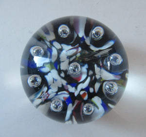 1976 Ysart Design Paperweight. Single Harelquin Caithness Glass