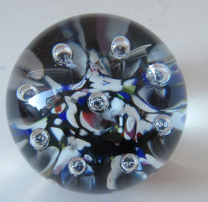 1976 Ysart Design Paperweight. Single Harelquin Caithness Glass