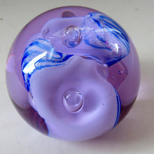 Load image into Gallery viewer, Vintage 1980s Caithness Paperweight entitled Snow Trail Margot Thomson
