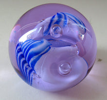 Load image into Gallery viewer, Vintage 1980s Caithness Paperweight entitled Snow Trail Margot Thomson
