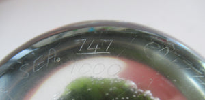 Colin Terris 1976 Special Issue Caithness Paperweight North Sea