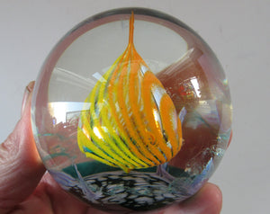 Philip Chaplain 1996 Hypnosis Paperweight Limited Edition Vintage