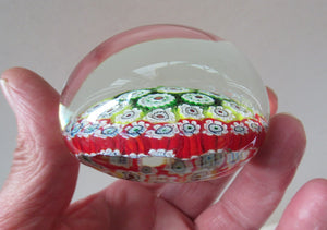 Vintage Italian Murano Close Pack Carpet Paperweight