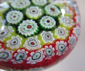 Vintage Italian Murano Close Pack Carpet Paperweight