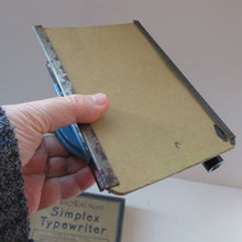 Load image into Gallery viewer, 1920s Simplex Tinplate Toy Typewriter No. 100 Original Box
