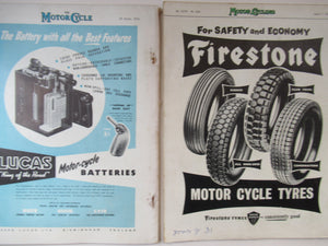 1950s 1960s Vintage Motor Cycling Motor Cycle Magazine Job Lot