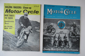 1950s 1960s Vintage Motor Cycling Motor Cycle Magazine Job Lot