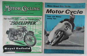 1950s 1960s Vintage Motor Cycling Motor Cycle Magazine Job Lot