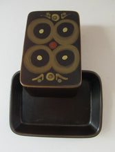 Load image into Gallery viewer, Vintage 1960s Denby Arabesque Butter Dish
