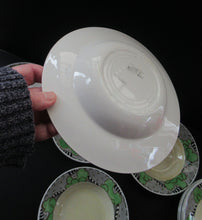 Load image into Gallery viewer, Bough Pottery Art Nouveau Shallow Bowls Scottish Pottery 1920s 1930s Richard Amour
