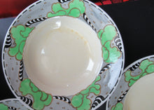 Load image into Gallery viewer, Bough Pottery Art Nouveau Shallow Bowls Scottish Pottery 1920s 1930s Richard Amour
