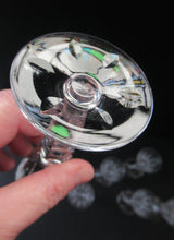 Load image into Gallery viewer, Vintage Stuart Crystal Oleta Pattern Liqueur Glasses Set of Six
