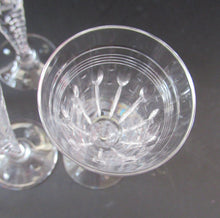 Load image into Gallery viewer, Vintage Stuart Crystal Oleta Pattern Liqueur Glasses Set of Six
