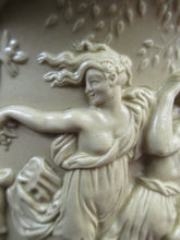 Load image into Gallery viewer, 1844 Charles Meigh Stoneware Jug with Bacchus and Pan. Bacchanalian Scene

