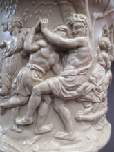 Load image into Gallery viewer, 1844 Charles Meigh Stoneware Jug with Bacchus and Pan. Bacchanalian Scene

