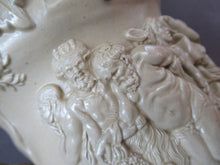 Load image into Gallery viewer, 1844 Charles Meigh Stoneware Jug with Bacchus and Pan. Bacchanalian Scene
