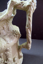 Load image into Gallery viewer, 1844 Charles Meigh Stoneware Jug with Bacchus and Pan. Bacchanalian Scene
