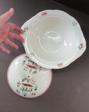 Load image into Gallery viewer, Vintage Garden Design 1950s Crown Ducal Arizona Serving Dish or TureenVintage Garden Design 1950s Crown Ducal Arizona Serving Dish or Tureen
