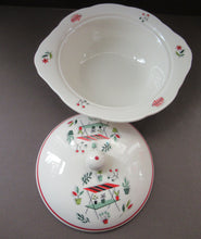 Load image into Gallery viewer, Vintage Garden Design 1950s Crown Ducal Arizona Serving Dish or Tureen
