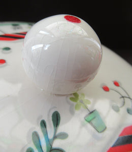 Vintage Garden Design 1950s Crown Ducal Arizona Serving Dish or Tureen